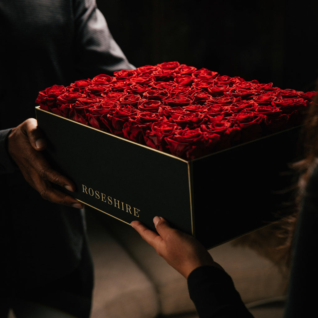 RoseShire preserved forever roses delivery next day valentine's day delivery